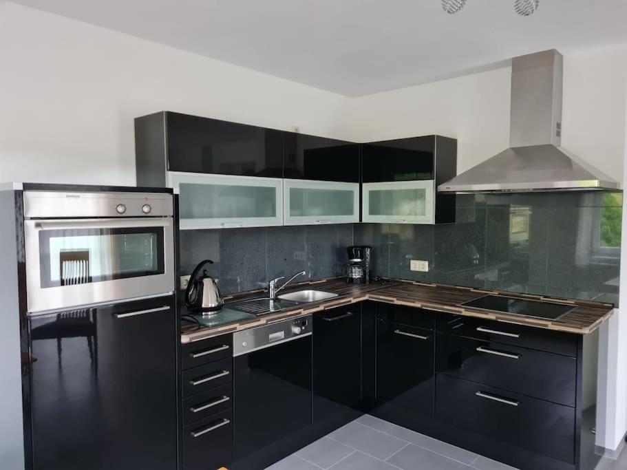 Ferienwohnung Panoramablick バート・メルゲントハイム エクステリア 写真